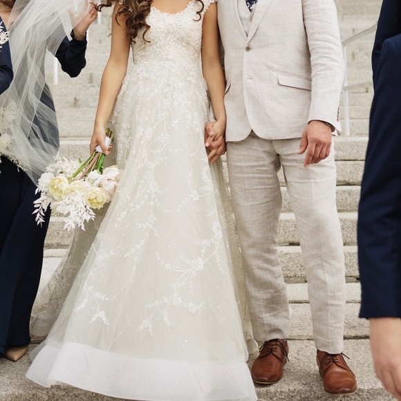 Designer Wedding Dress - Picture 3 of 6